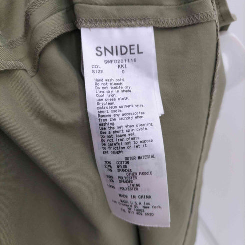 スナイデル snidel 20SS 3way トレンチワンピース カーキ レディース JPN:0