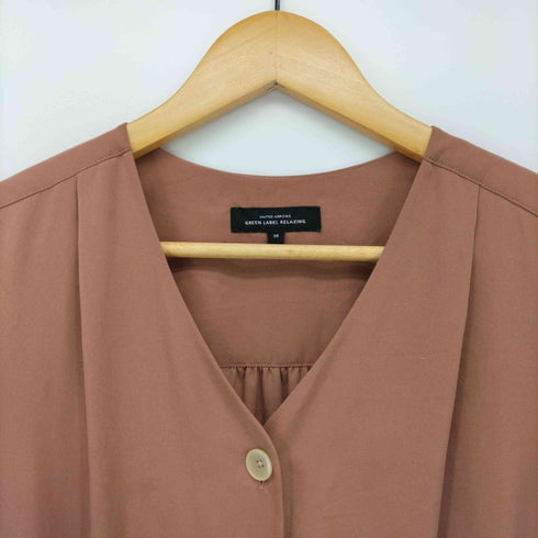 ユナイテッドアローズグリーンレーベルリラクシング UNITED ARROWS green label relaxing FM Vネック オールインワン レディース 38