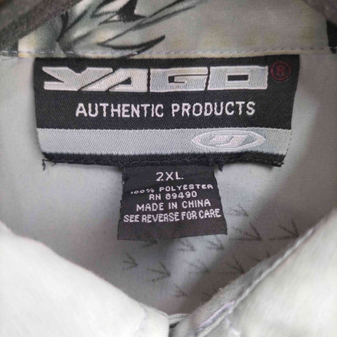 ヤゴ YAGO 龍転写プリント S/Sシャツ メンズ 2XL