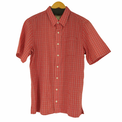 エルエルビーン L.L.Bean 00S チェック シアサッカーS/Sシャツ メンズ JPN:M