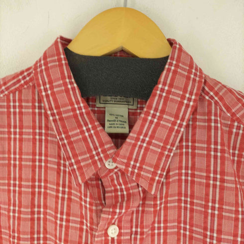 エルエルビーン L.L.Bean 00S チェック シアサッカーS/Sシャツ メンズ JPN:M