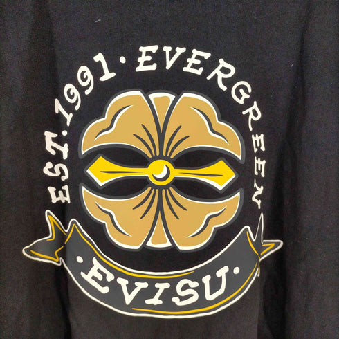 エヴィス EVISU Ribbon Seagull And Kamon Print Regular Fit T-Shirt メンズ JPN:M