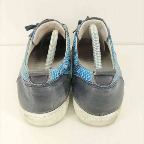 アラウンドザシューズ around the shoes クロコエナメル ローカットスニーカー メンズ JPN:42