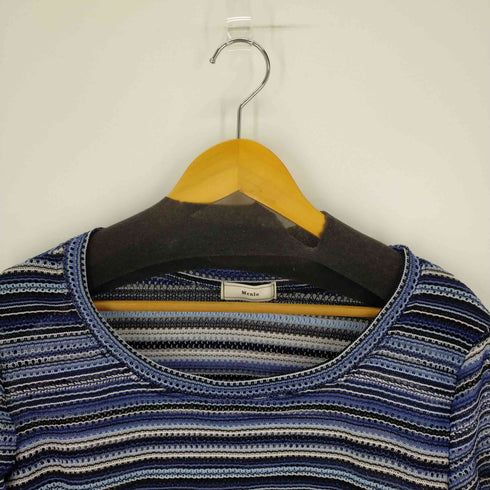 メンロー Menlo クロップドカットソー 編み レディース ONE SIZE