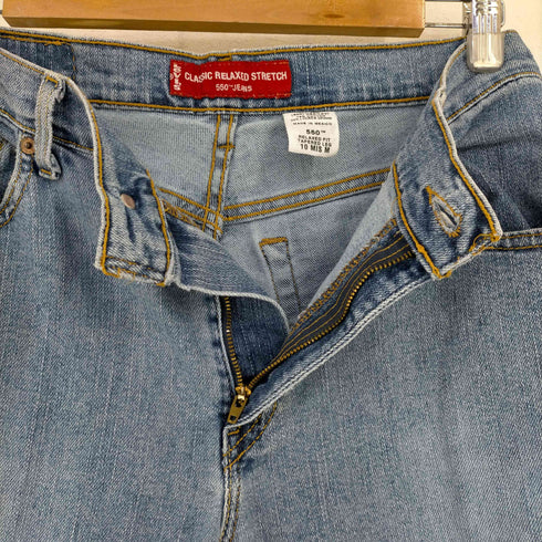 リーバイス Levis 00S メキシコ製 ボタン裏128 550 RELAXED FIT TAPERED LEG デニムパンツ レディース JPN:M