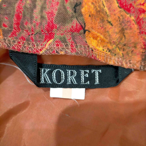 KORET 総柄 フレアスカート レディース