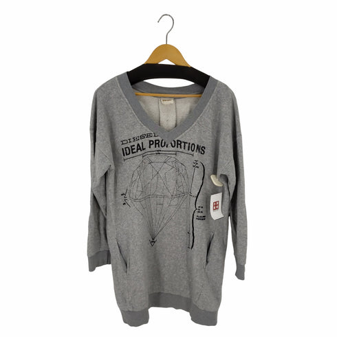 ディーゼル DIESEL Vネックスウェットワンピース チュニック レディース import:S
