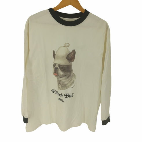 フリークスストア FREAKS STORE 22AW SAUVENIR サウベニア フレンチブル リンガー L/S TEE トリム レディース JPN:M