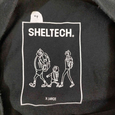 シェルテック SHELTECH 胸プリント ポケット Tシャツ メンズ JPN:XL