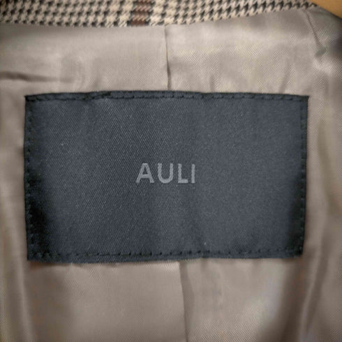 アウリィ AULI チェック柄テーラードジャケット レディース JPN:S
