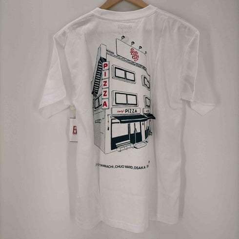 ガールズドントクライ Girls Don’t Cry Henry's PIZZA 両面プリントS/S TEE メンズ JPN:L