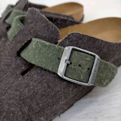 ビルケンシュトック BIRKENSTOCK BOSTON WF Brown/Khaki レディース JPN:38