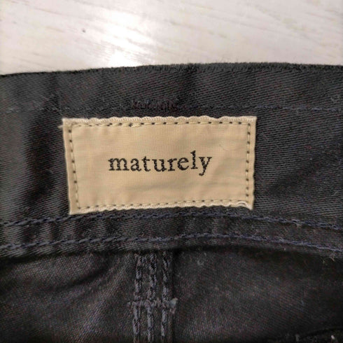 マチュアリー maturely Frayed Seam Satin Painter Pants メンズ JPN:XS