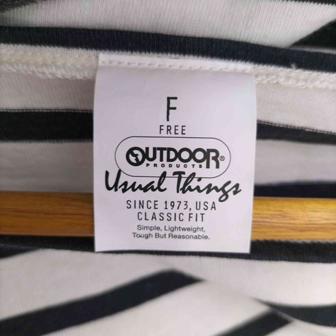アウトドアプロダクツ OUTDOOR PRODUCTS 24SS VINTAGE LIKE ボーダー レディース FREE