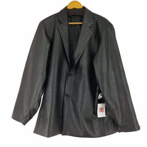 エヌハリウッド N.HOOLYWOOD 24SS ボックスシルエットシンセティックレザージャケット メンズ 40