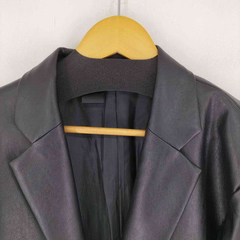エヌハリウッド N.HOOLYWOOD 24SS ボックスシルエットシンセティックレザージャケット メンズ 40