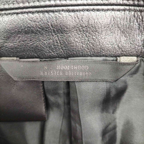 エヌハリウッド N.HOOLYWOOD 24SS ボックスシルエットシンセティックレザージャケット メンズ 40
