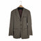 ポールスミスロンドン Paul Smith LONDON 3B パイピングレザー ヘリンボーン テーラードジャケット メンズ L