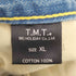 ティーエムティー T.M.T ペイント ダメージ加工 クラッシュ デニム パンツ メンズ JPN:XL