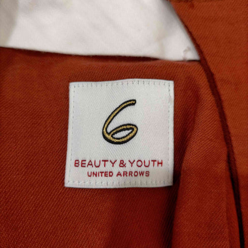 ロクビューティーアンドユースユナイテッドアローズ 6 BEAUTY & YOUTH UNITED ARROWS GEORGETTE HIGH WAIST PANTS レディース JPN:34