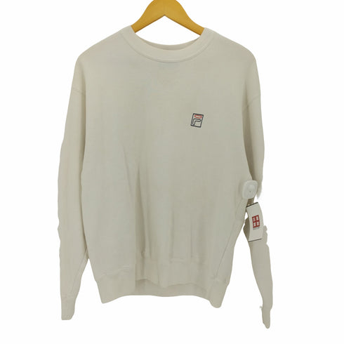 フィラ FILA LOGO CREWNECK SWEAT SHIRT メンズ JPN:M