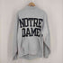 チャンピオン Champion 90S USA製 REVERSE WEAVE 刺繍タグ NOTRE DAME アイリッシュファイター スナップボタン バック刺繍 スウェット メンズ import:L