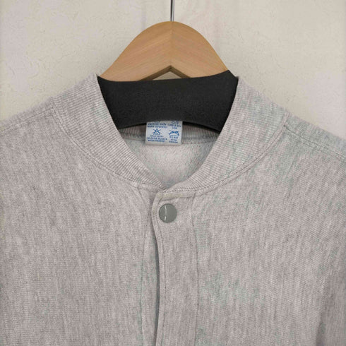 チャンピオン Champion 90S USA製 REVERSE WEAVE 刺繍タグ NOTRE DAME アイリッシュファイター スナップボタン バック刺繍 スウェット メンズ import:L