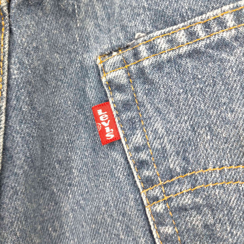リーバイス Levis 80S USA製 ボタン裏6 エルパソ移行期 赤耳 501 デニムパンツ メンズ W31×32