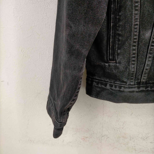 リーバイス Levis 90S メキシコ製 984工場 70507 後染め ブラックデニムジャケット メンズ import:L