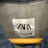 ザラ ZARA ダメージ加工デニムカバーオール メンズ JPN:XS