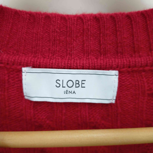 スローブイエナ SLOBE IENA ショート丈ケーブルカーディガン レディース