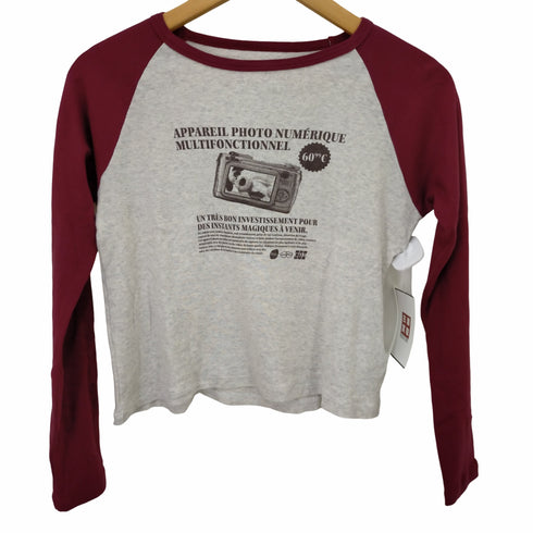 スローブシトロン SLOBE citron petit raglan Dog TEE レディース