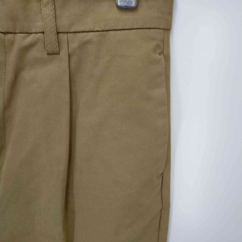 マックキュー バイ アレキサンダー マックイーン McQ Alexander McQueen 裾ダブル柄切替ワンタックチノパンツ メンズ 46