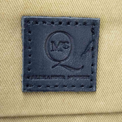 マックキュー バイ アレキサンダー マックイーン McQ Alexander McQueen 裾ダブル柄切替ワンタックチノパンツ メンズ 46