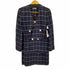 アクアスキュータム AQUASCUTUM 肩パッド入り チェック柄セットアップ レディース
