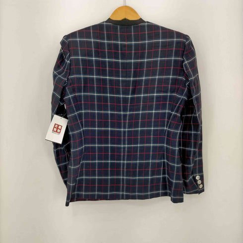 アクアスキュータム AQUASCUTUM 肩パッド入り チェック柄セットアップ レディース