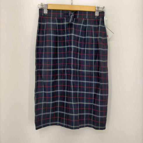 アクアスキュータム AQUASCUTUM 肩パッド入り チェック柄セットアップ レディース