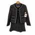 アクアスキュータム AQUASCUTUM ラメ ノーカラージャケット スカートセットアップ レディース