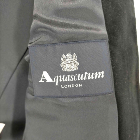 アクアスキュータム AQUASCUTUM ラメ ノーカラージャケット スカートセットアップ レディース