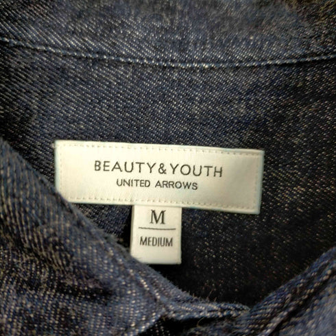 ビューティーアンドユースユナイテッドアローズ BEAUTY & YOUTH UNITED ARROWS デニムボタンシャツ メンズ JPN:M