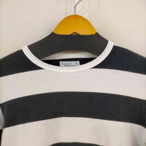アニエスベーオム Agnes b.homme ボーダー クルーネックTシャツ J019 メンズ T0