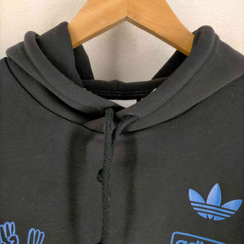 アディダスオリジナルス adidas Originals トレフォイルプリント プルオーバーパーカー メンズ JPN:S