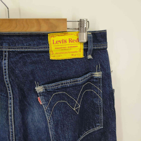 リーバイスレッド Levis RED ストレッチワイドストレートデニム 505 UTILITY メンズ W34L32