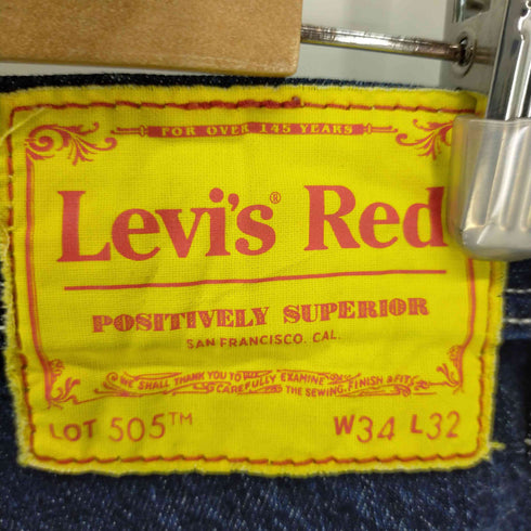 リーバイスレッド Levis RED ストレッチワイドストレートデニム 505 UTILITY メンズ W34L32