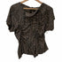 トリココムデギャルソン tricot COMME des GARCONS 12SS レオパード フリル半袖ブラウス レディース JPN:M