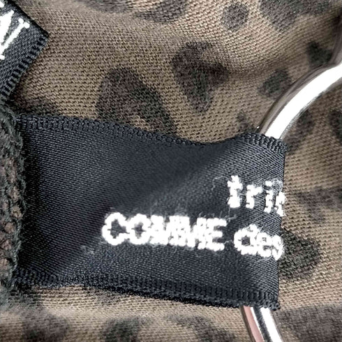 トリココムデギャルソン tricot COMME des GARCONS 12SS レオパード フリル半袖ブラウス レディース JPN:M