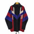 アディダス adidas 90S 銀タグ マルチカラー 中綿ジップジャケット ミドルコート メンズ import:L