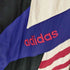 アディダス adidas 90S 銀タグ マルチカラー 中綿ジップジャケット ミドルコート メンズ import:L