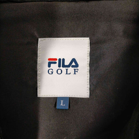 フィラ ゴルフ FILA GOLF スウェット切替 中綿ワンピース ロングジャケット レディース JPN:L