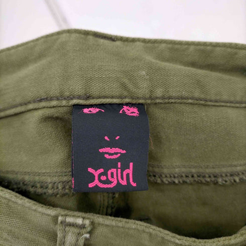 エックスガール X-girl ロゴ刺繍フレアパンツ レディース JPN:0